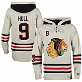 Chicago Blackhawks #9 Bobby Hull White All Stitched Hooded Sweatshirt,baseball caps,new era cap wholesale,wholesale hats